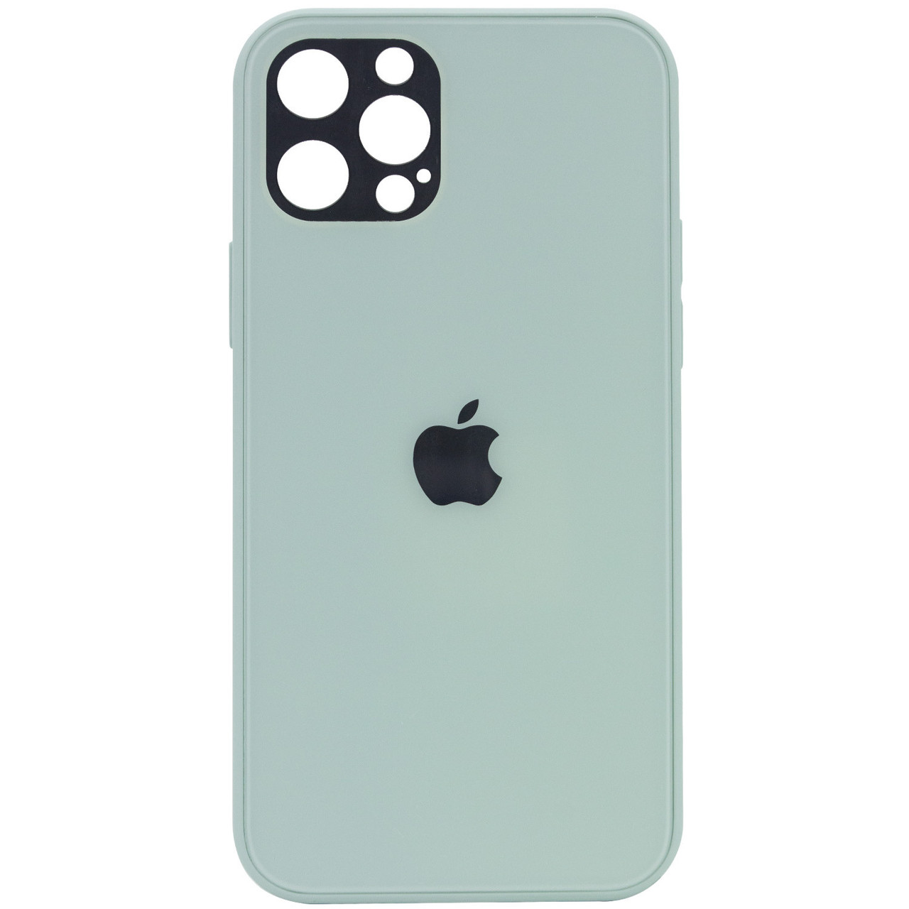 

TPU+Glass чехол GLOSSY Logo Full camera для Apple iPhone 12 Pro (6.1"), Мятный