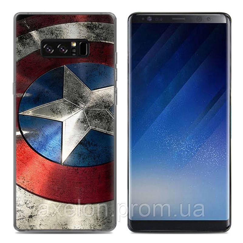 

Чехол-накладка TPU Image Captain America для Samsung Galaxy Note 8/N950, Разные цвета