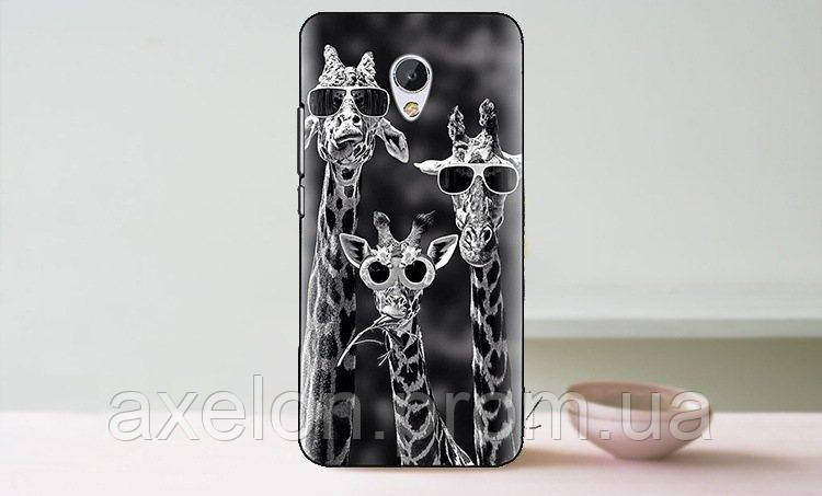 

Чехол-накладка TPU Image Giraffes для Meizu MX6, Разные цвета