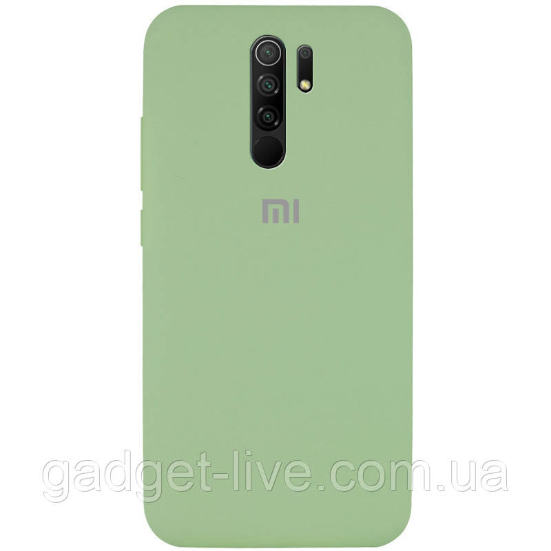 

Чехол Silicone Cover Full Protective (AA) для Xiaomi Redmi 9, Мятный / mint