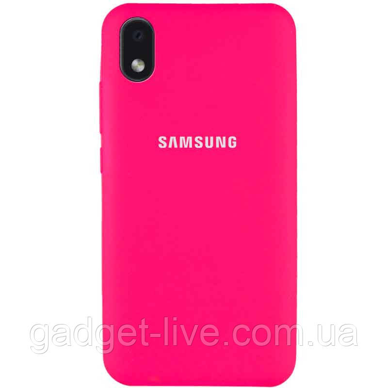 

Чехол Silicone Cover Full Protective (AA) для Samsung Galaxy M01 Core / A01 Core, Розовый / barbie pink