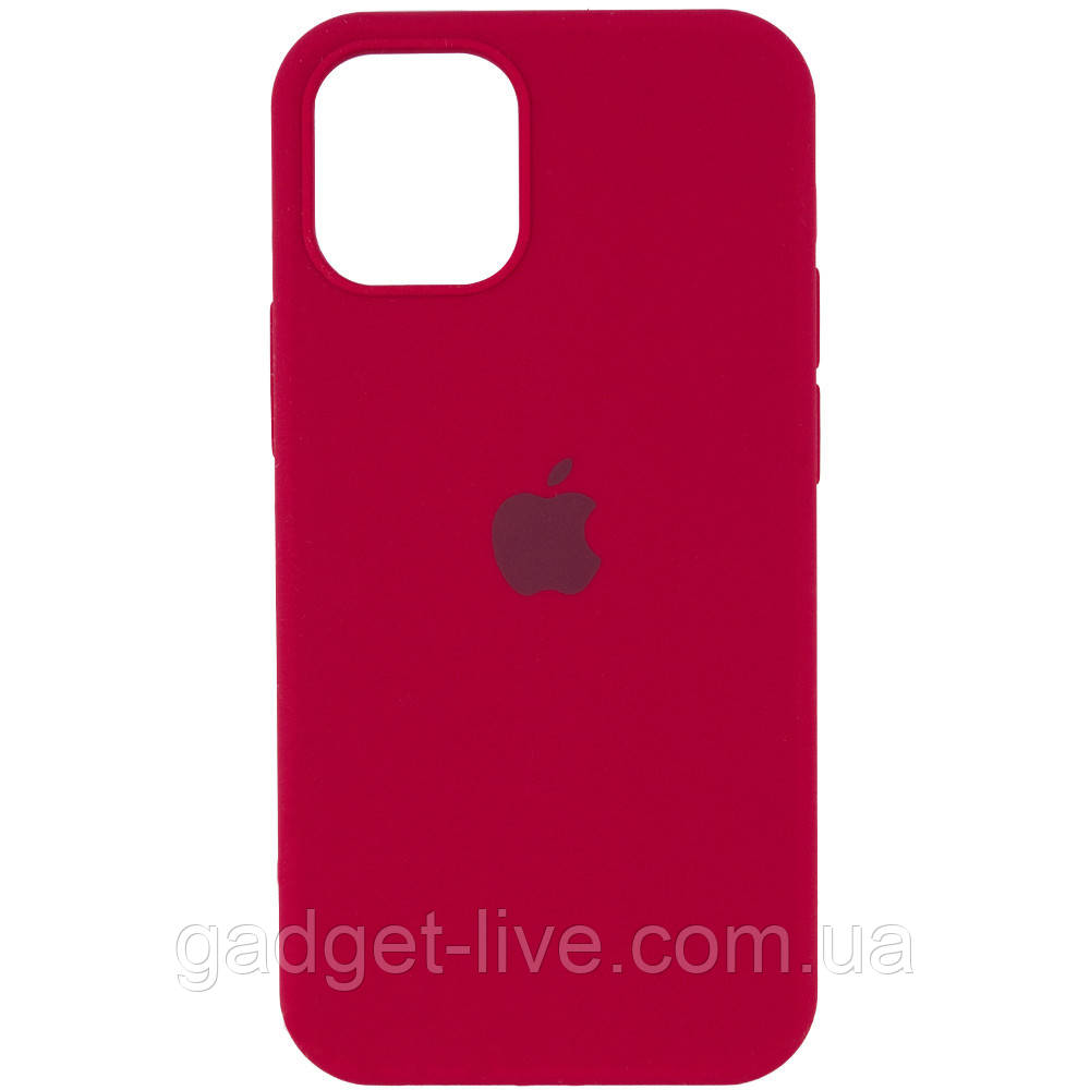 

Чехол Silicone Case Full Protective (AA) для Apple iPhone 12 mini (5.4"), Красный / rose red