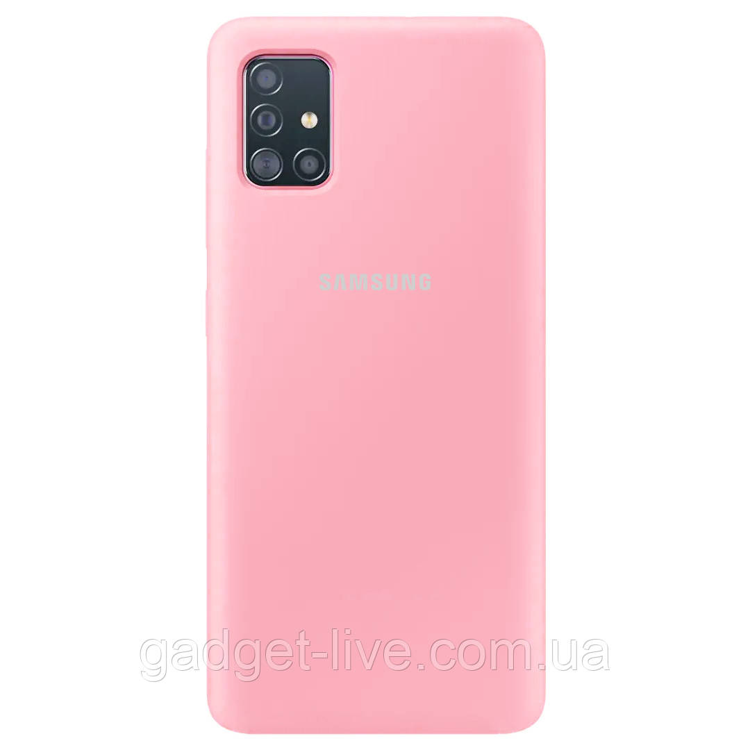 

Чехол Silicone Cover Full Protective (AA) для Samsung Galaxy A51, Розовый / pink