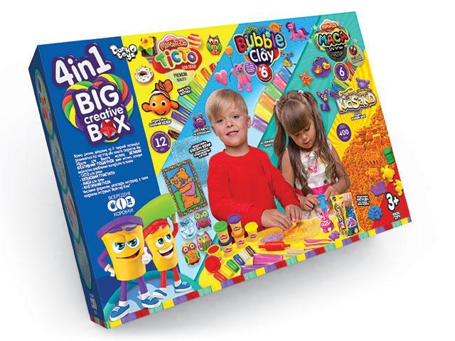 

Набор для творчества Danko Toys 4 в 1 Big Creative BOX Разноцветный (gab_krp200ueyh9)