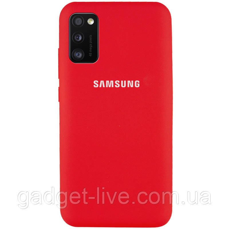 

Чехол Silicone Cover Full Protective (AA) для Samsung Galaxy A41, Красный / red