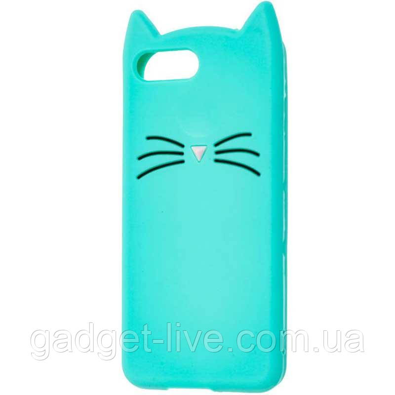 

Силиконовая накладка 3D Cat для Apple iPhone 7 plus / 8 plus (5.5"), Бирюзовый