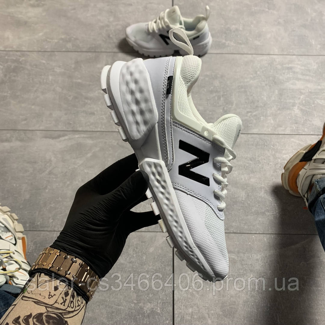 

New Balance 574 White Leather (Белый)