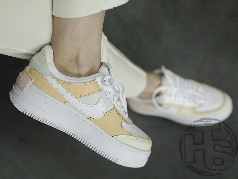 

Женские кроссовки Nike Air Force 1 Shadow Spruce Aura White Beige Rose CK3172-002 40, Белый