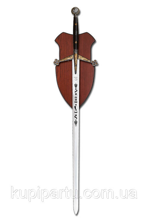 Сувенирный меч 1410 мм с деревянной подставкой Гранд Презент 1419