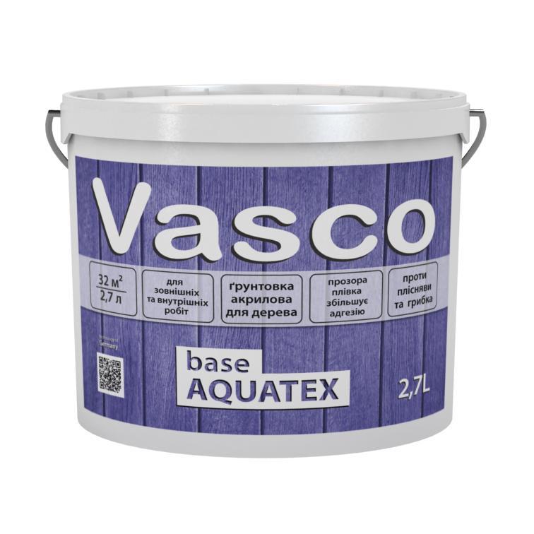 

Vasco base AQUATEX грунтовка для древесины 2,7л (Васко Бейс Акватекс)