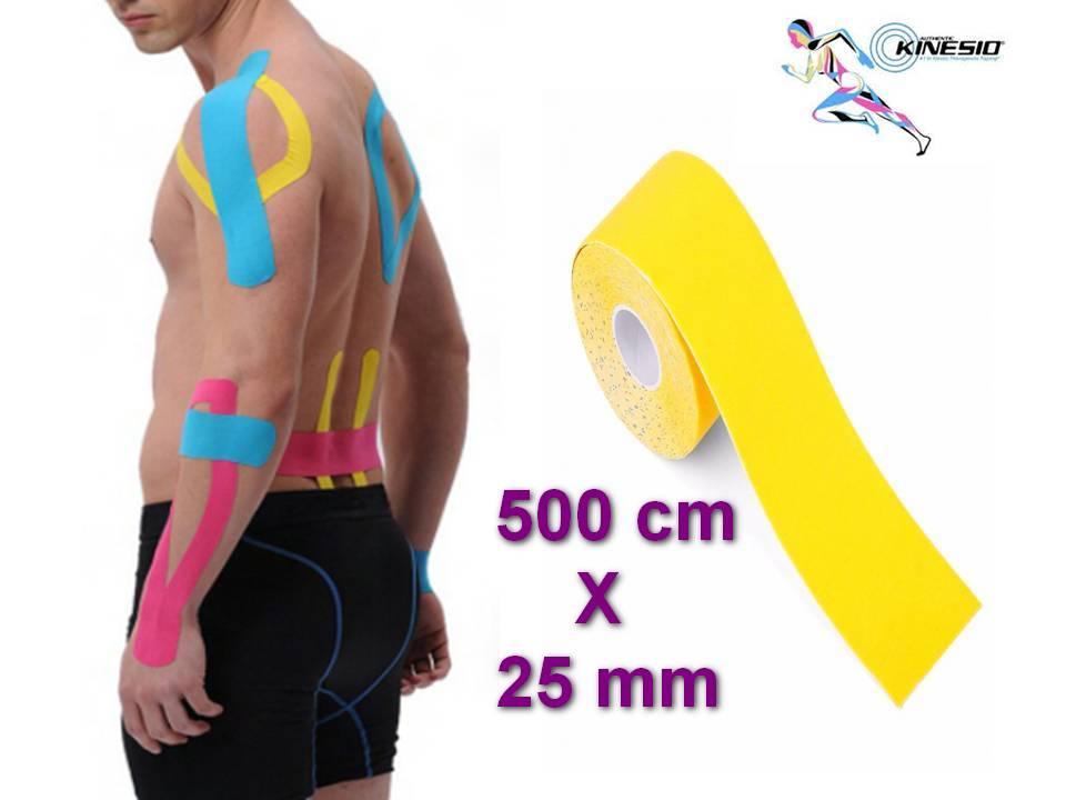 

Кінезіо тейп 500 х 2.5 см Kinesio tape Yellow Кинезио тейпы