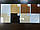 Гармошка ширма №1 белый ясень 820х2030х0,6 мм дверь раздвижная межкомнатная пластиковая глухая, фото 3