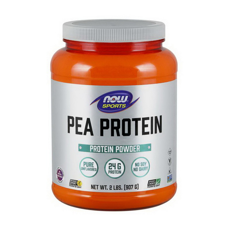 

NOW Pea Protein (907 g, pure unflavored)