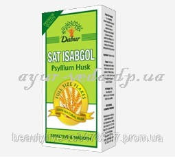 

Сат Исабгол Дабур 200г, Sat-Isabgol Dabur, нормализация жирового обмена, выведение токсинов, BeautyLive.com.ua