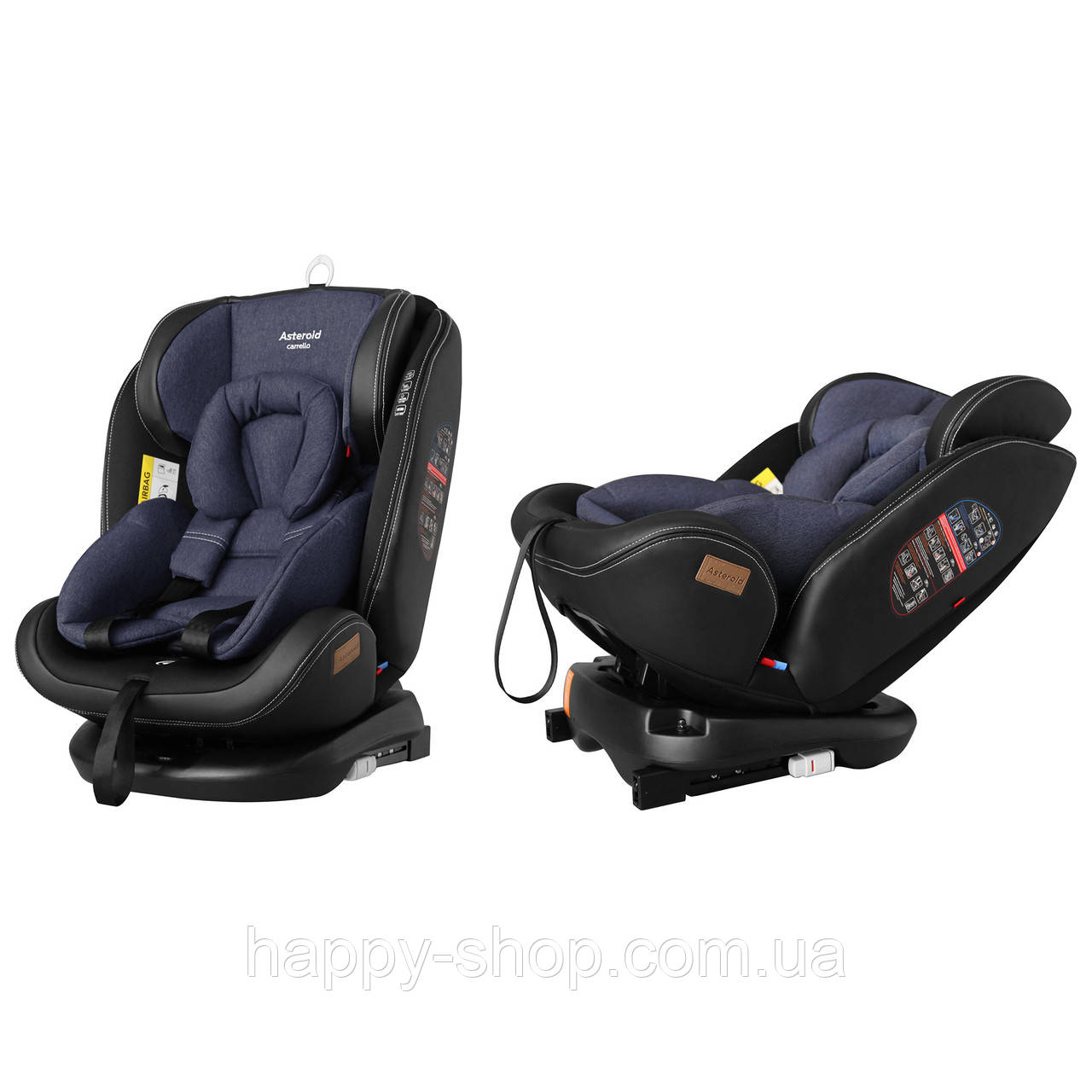 

Автокрісло CARRELLO Asteroid CRL-12801 Denim Blue 0+1+2+3 ISOFIX з поворотом /1/ MOQ