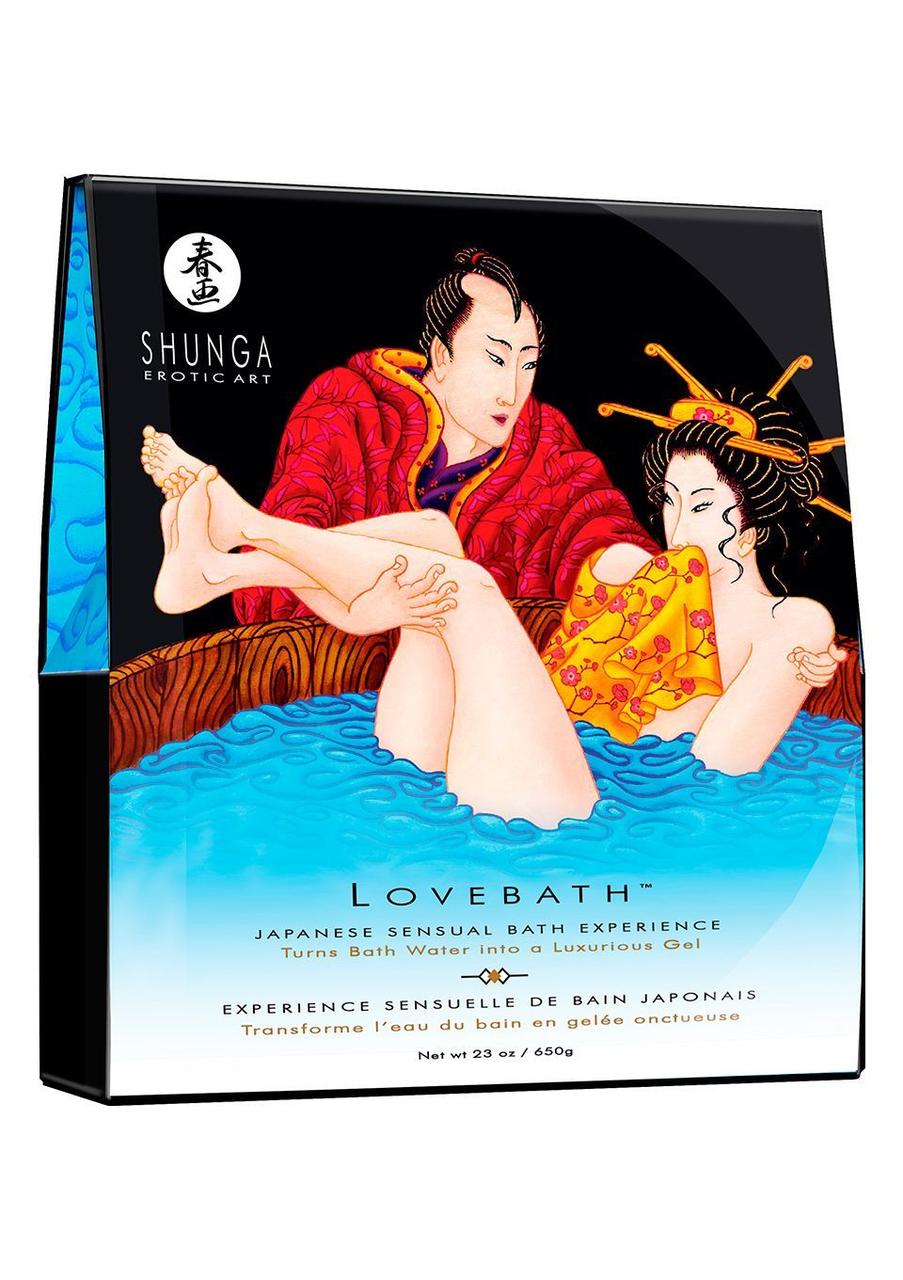 

Гель для ванны Shunga LOVEBATH - Ocean temptations 650гр, делает воду ароматным желе со SPA еффектом