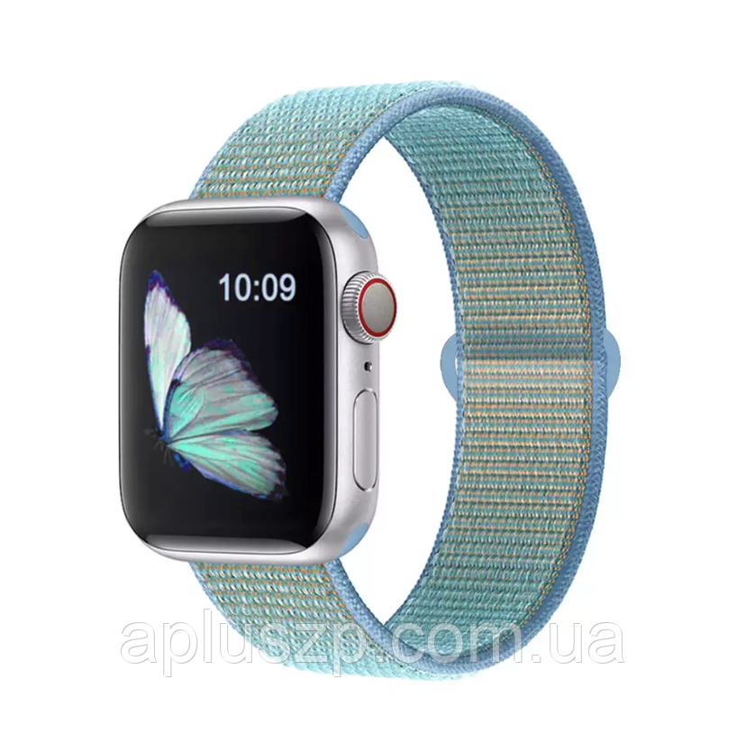 

Нейлоновый браслет для Apple Watch серии 6/5/4/3/SE 42mm / 44mm #44 Cornflower