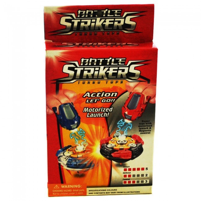 

Игровой набор Battle Strikers Turbo Tops волчок и магнитный контроллер