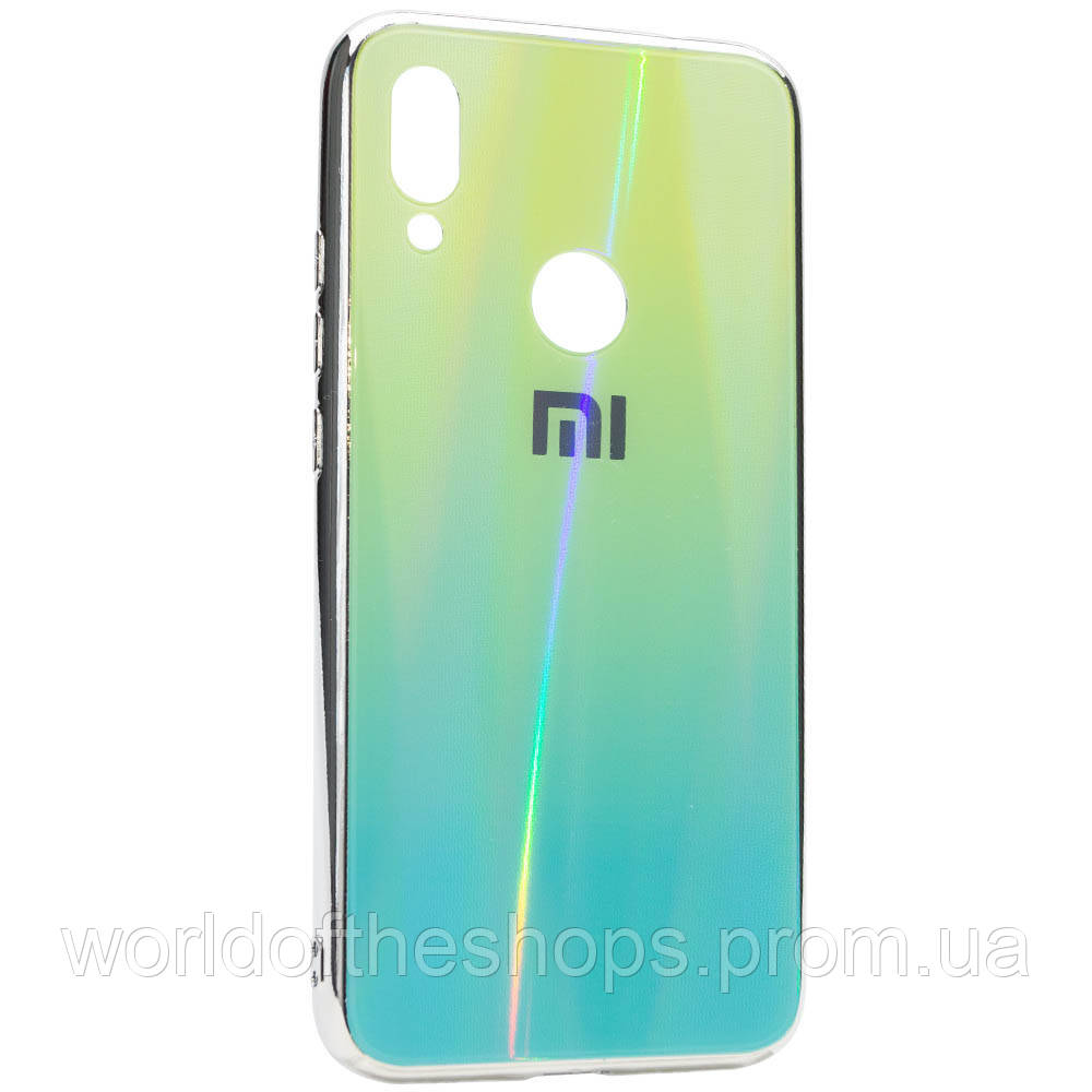 

TPU+Glass чехол Gradient Aurora с лого для Xiaomi Redmi Note 7 / Note 7 Pro / Note 7s