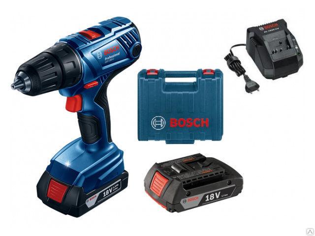 

Аккумуляторная дрель-шуруповерт Bosch GSR 180-Li Professional (54 Нм, 18 В, 1.5 А*ч) (06019F8100)