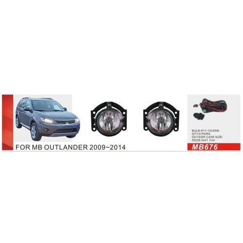 

Фары доп.модель Mitsubishi Outlander XL 2009-14/Triton/L200 2015-/MB-676W/H11-55W/эл.проводка (MB-67