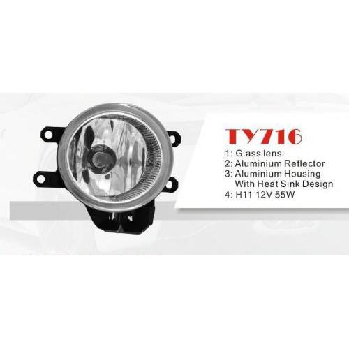 

Фары доп.модель Toyota Cars/TY-716-W/H11-55W (TY-716-W)