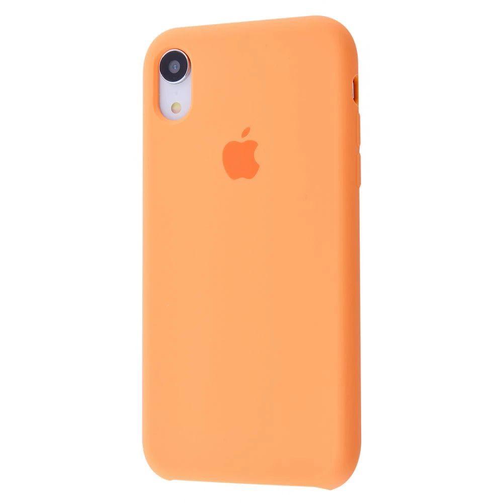 

Чехол Silicone case для IPhone Xr Papaya оранжевый