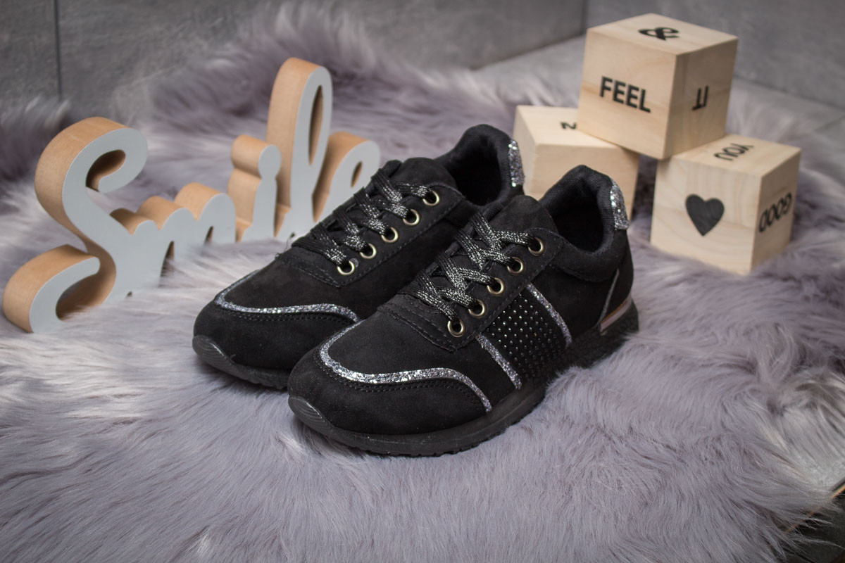 

Кроссовки женские 14281, Ideal Black, черные, [ 36 38 ] р. 38-23,9см., Черный
