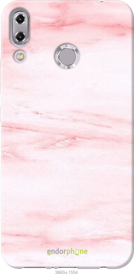 

Чехол на телефон Asus Zenfone 5 ZE620KL розовый мрамор