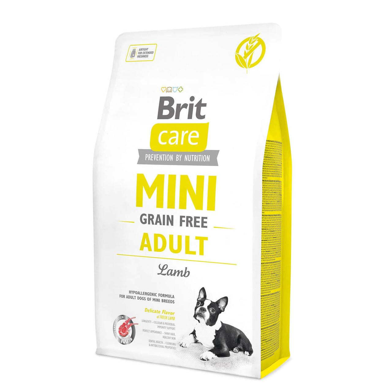 

Сухой корм Brit Care Mini Adult для собак мини пород, с ягненком, 2 кг