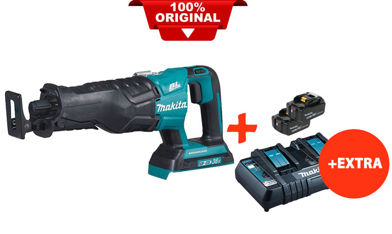 

Аккумуляторная ножовка Makita DJR360Z+2 акк.18V 5 Ah+быстрозарядное ЗУ (DJR360R2T2)