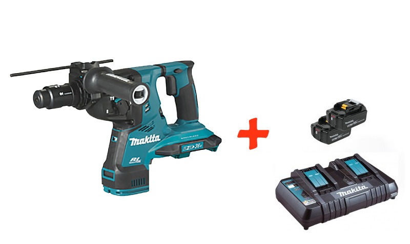 

Аккумуляторный перфоратор Makita DHR281Z+2 акк.18V 5 Ah+быстрозарядное ЗУ (DHR281R2T2)