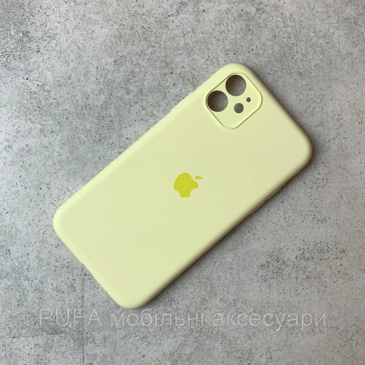 

Чехол Silicone Cover Full Camera Protective iPhone 11 Mellow Yellow, Желтый