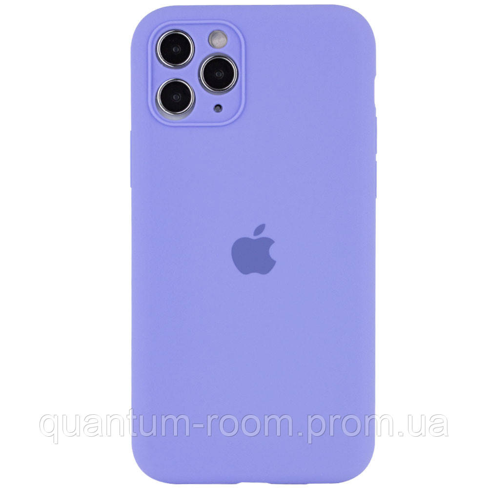 

Чехол Silicone Case Full Camera Protective для Apple iPhone 11 Pro Max Сиреневый / Dasheen