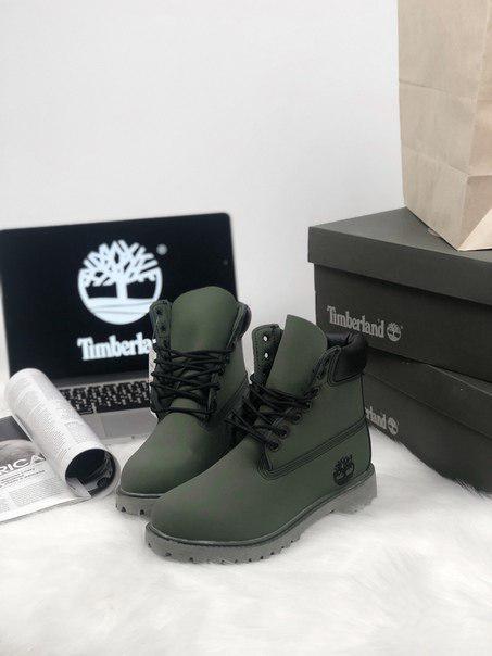 

Женские ботинки Timberland термо до -15 36, Зеленый