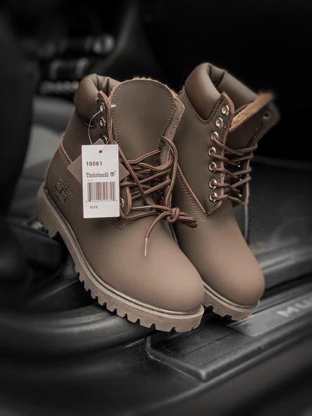 

Зимние ботинки Timberland Brown нубук 42