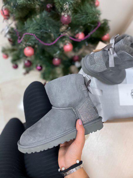 

Женские короткие угги UGG Grey Diamond 40