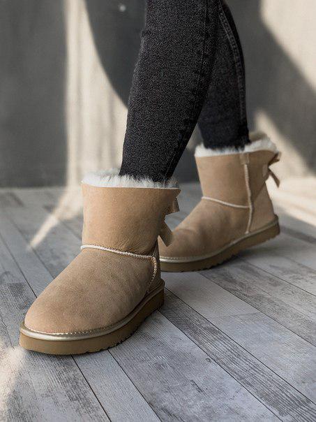 

Женские модные угги UGG, два цвета 37, Коричневый