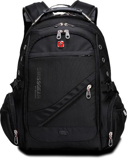 

SwissGear Водонепроницаемый Швейцарский рюкзак, Черный