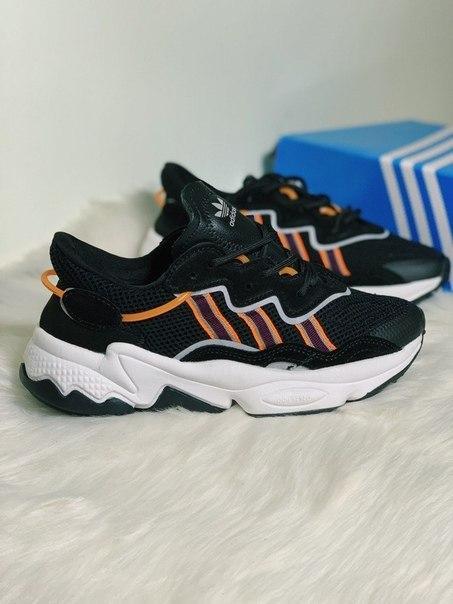 

Черные женские кроссовки Adidas Ozweego Топ качество 40