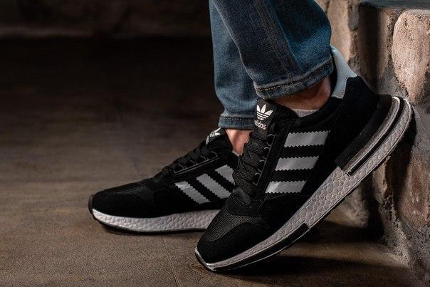 

Мужские кроссовки Adidas zx из натурального замша 43
