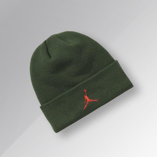 

Шапка Jordan Jumpman Beanie, двойная (8 цветов) Хаки