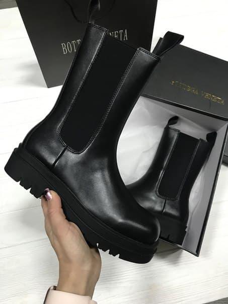 

Стильные женские сапоги Bottega Veneta, Черный