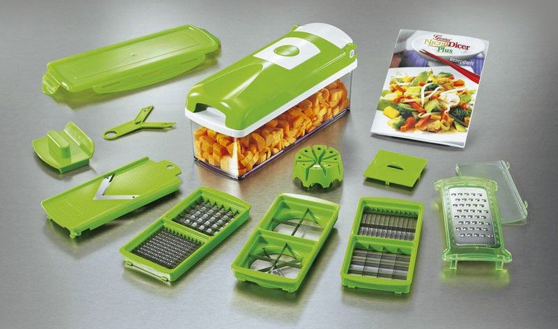 

Овощерезка Nicer Dicer Зеленая (tdx0000677), Зеленый