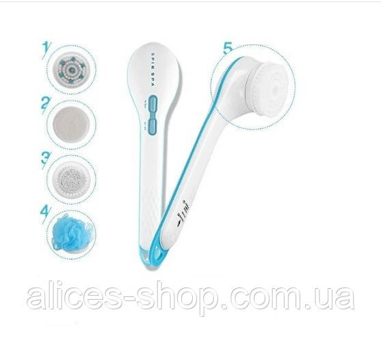 

Массажная щетка для тела Spin Spa Spinning Spa Brush 2414663, Белый