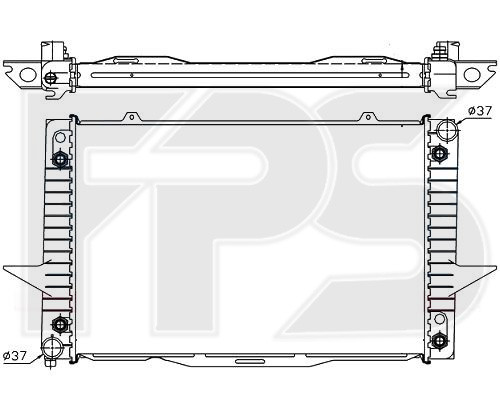 

Радиатор охлаждения двигателя Volvo S70 / 840 (FPS) FP 72 A490