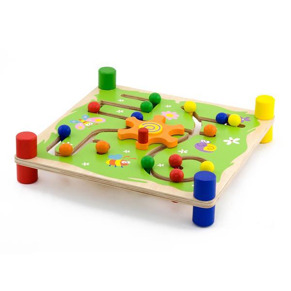 

Деревянный лабиринт Viga Toys Шарики, Зеленый;разноцветный