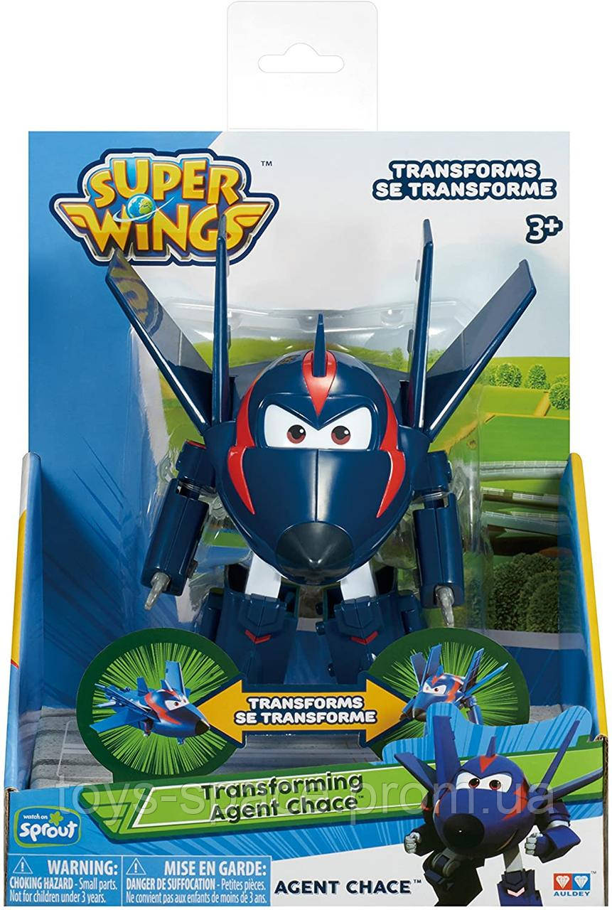 

Супер Крила трансформер агент Чейз Super Wings - Transforming Agent Chase