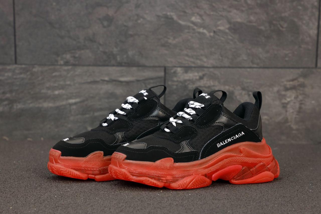 

Женские черные Кроссовки Balenciaga Triple S Neon 39, Черный