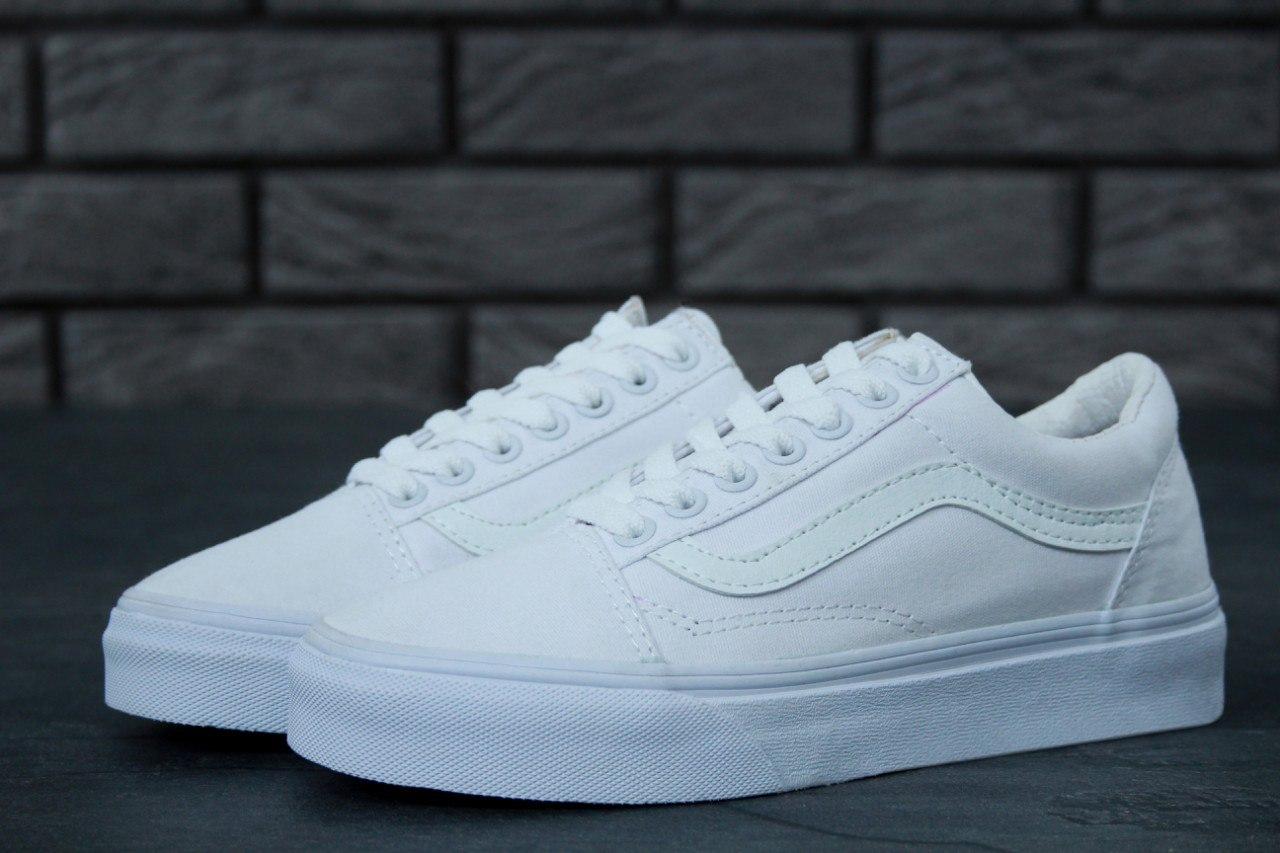 

Женские белые Кеды Vans Old Skool 38, Белый